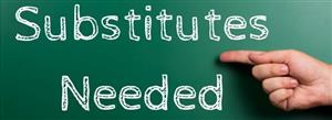Subs Needed 10.20
